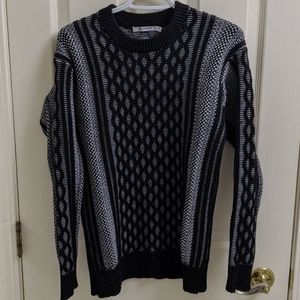 Alexander Wang T Honeycomb Black/Grey Sweater - xs